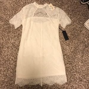 White lace dress